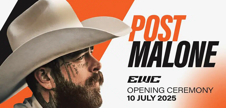 Post Malone to Perform at EWC 2025 Opening Ceremony